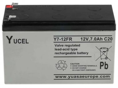 Battery Yucel Y7-12FR 12V 7A