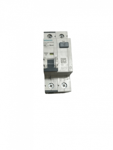 Disjoncteur Magneto Thermique/Différentiel Siemens 16A/30mA/1P+N/AC S