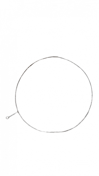 Bridge clamp 217 inox with lifting ring - DIAM 445mm