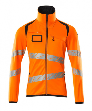 Pull polaire zippé Orange & Marine foncé MASCOT ACCELERATE 3XL/4XL