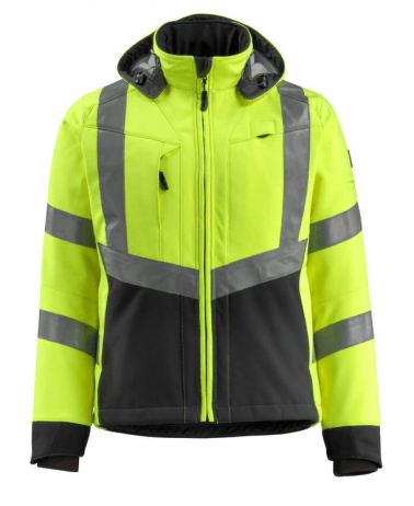 Softshell Jacket yellow & black MASCOT SAFE SUPREME 4XL