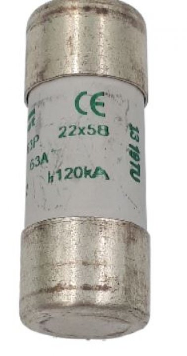 Fusible Mersen 5,8X2,2 690V 63A 120Ka