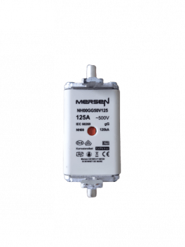Fuse Mersen NH 00 125A 500V GG