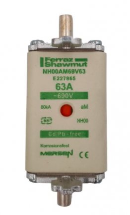 Fuse Mersen 63A 690V NH00 AM