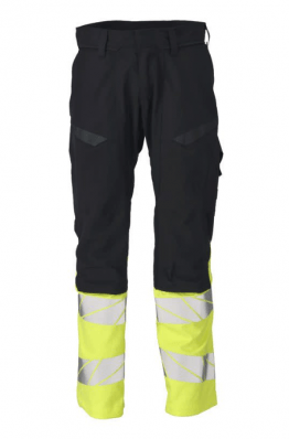 Pantalon avec genouillères Marine & jaune MASCOT ACCELERATE T.38 > 56