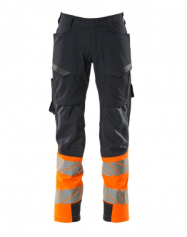 Pantalon Marine & orange MASCOT ACCELERATE SAFE T.58> T.62