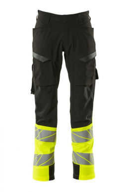 Black and Yellow Hi-vis MASCOT ACCELERATE SAFE trousers T.58> T.62